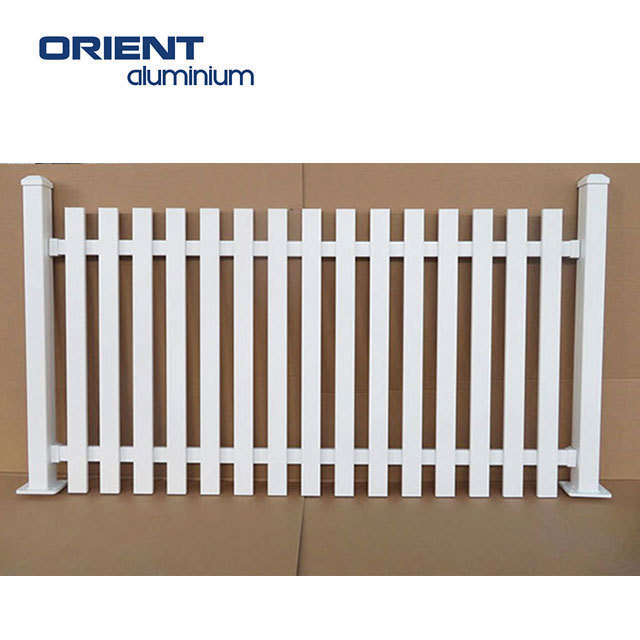 China Factory Garden Aluminum  Privacy Fence Profile Louver Frame  Horizontal Slat Fencing