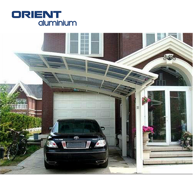 Customized Aluminium Carport Canopy for Garages Double Car Parking Shade Competitive Metal Carport Covers