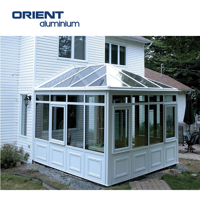 Factory Wholesale Aluminum Glass Sunrooms Conservatory customized Greenhouse sunrooms & glass houses