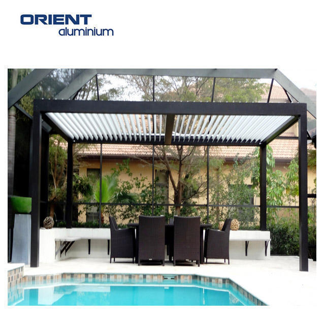 Hot Selling Style Garages Canopies Carports Parking Shelter Aluminum Louver Frame Glass Carports