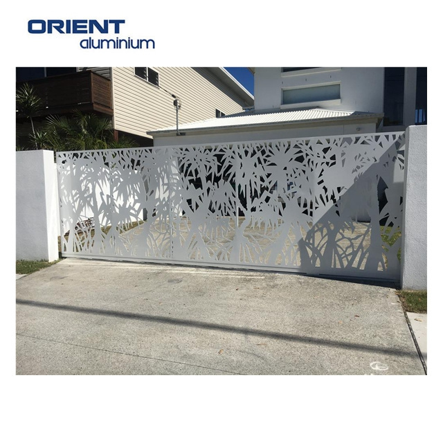 China Manufacturer Fence Panels Aluminium Good Quality Laser Cut Aluminum Fencing Wall