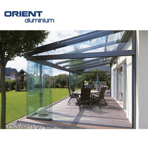 Aluminium Frame Patio Enclosure/ Garden Glass Roof Veranda