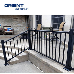 Factory Direct Sale Aluminium Balcony Stair Railing Axcecery Galvanized Steel Pipe Balcony Railing