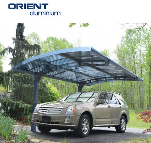 Modern design aluminum structure carport freestanding polycarbonate roof for parking tent metal frame awning