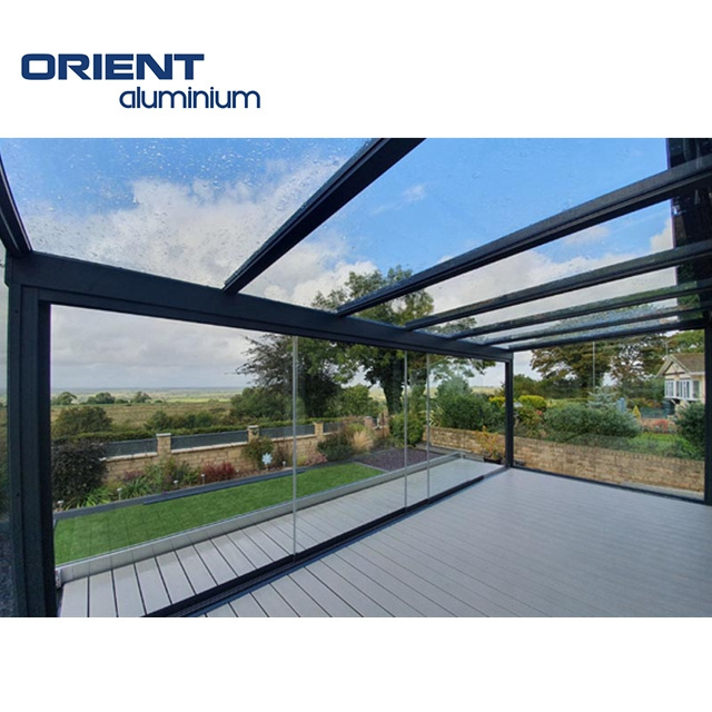 Aluminium Frame Patio Enclosure/ Garden Glass Roof Veranda