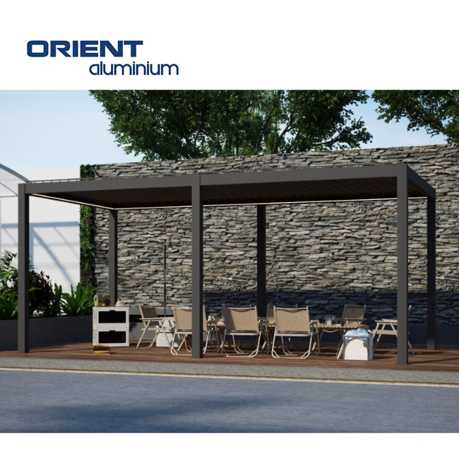 Hot Selling Style Garages Canopies Carports Parking Shelter Aluminum Louver Frame Glass Carports