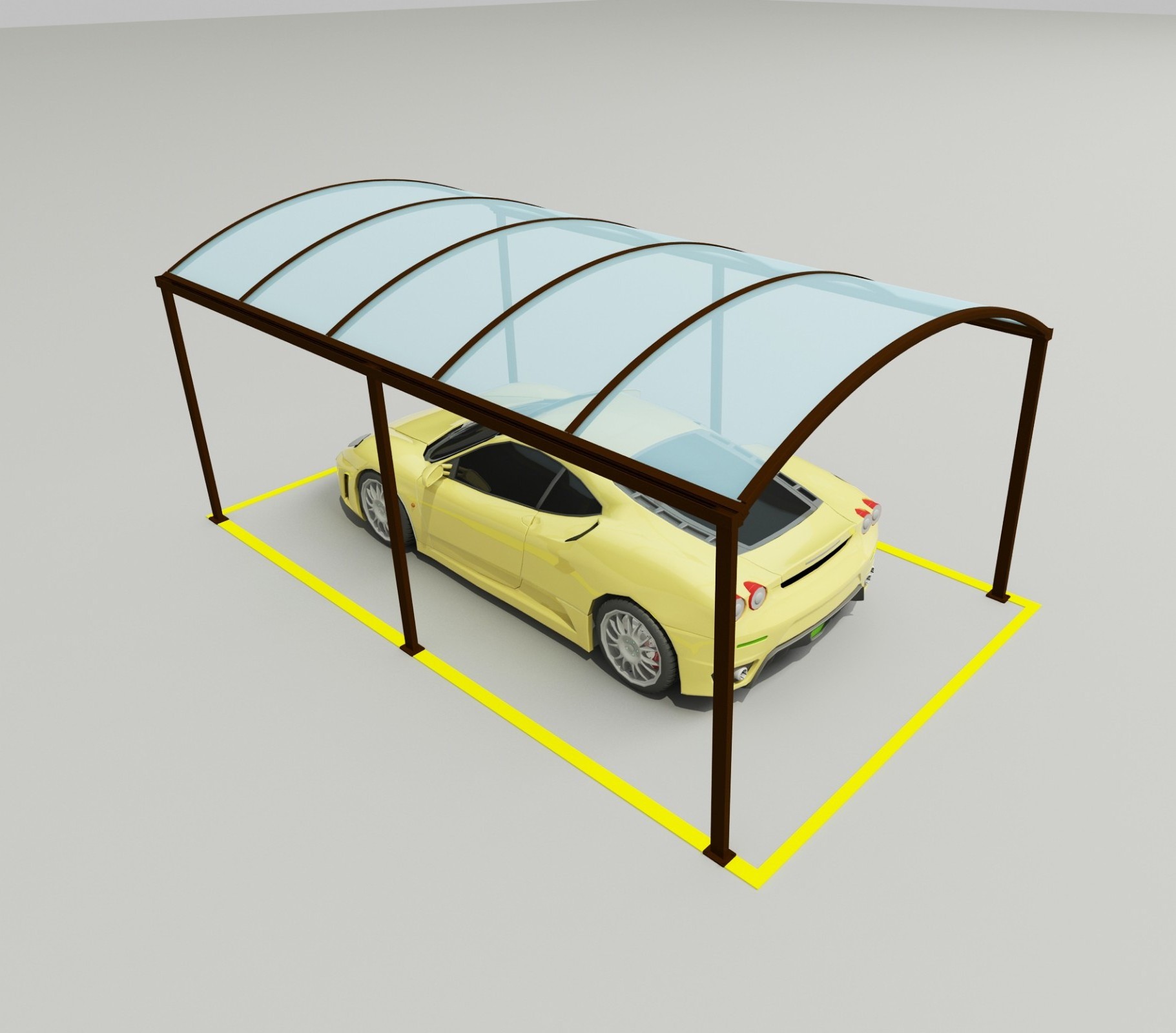 Hot Sale Popular Design Aluminum Metal Garages Canopies Used Strong Carports for Sale Car Ports and Shelters