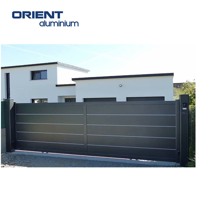 The Latest Main Gate Designs Hot Sale Aluminium Cantilever Gate With Indian House Fencing Trellis Gates