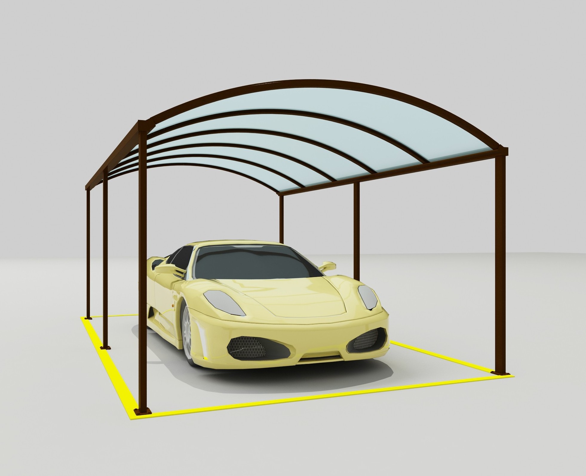 Hot Sale Popular Design Aluminum Metal Garages Canopies Used Strong Carports for Sale Car Ports and Shelters