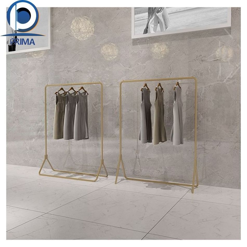 Prima Gypsum Wall Board Alloy Clothing Store Plywood Display Showcase  Clothing Store Display Arm Rack Attached