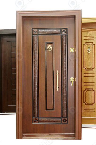 Designed Wooden Swing Door Solid Interior and Exterior Door for Restaurant  Solid Wood Doors After-Sales Service