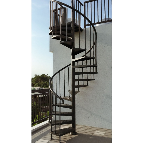 Prima Small Space Style Treads Non Slip Stairs Innovative  Outdoor Metal Structure Staircase New Design