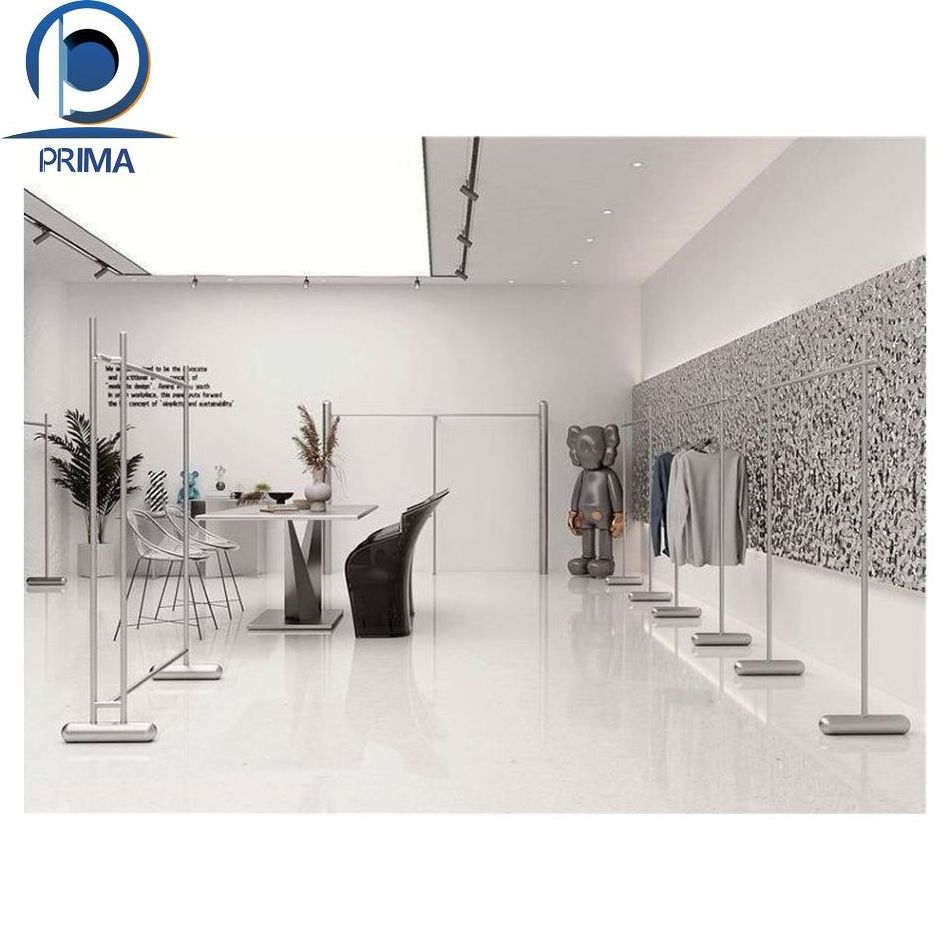 Prima Gypsum Wall Board Alloy Clothing Store Plywood Display Showcase  Clothing Store Display Arm Rack Attached