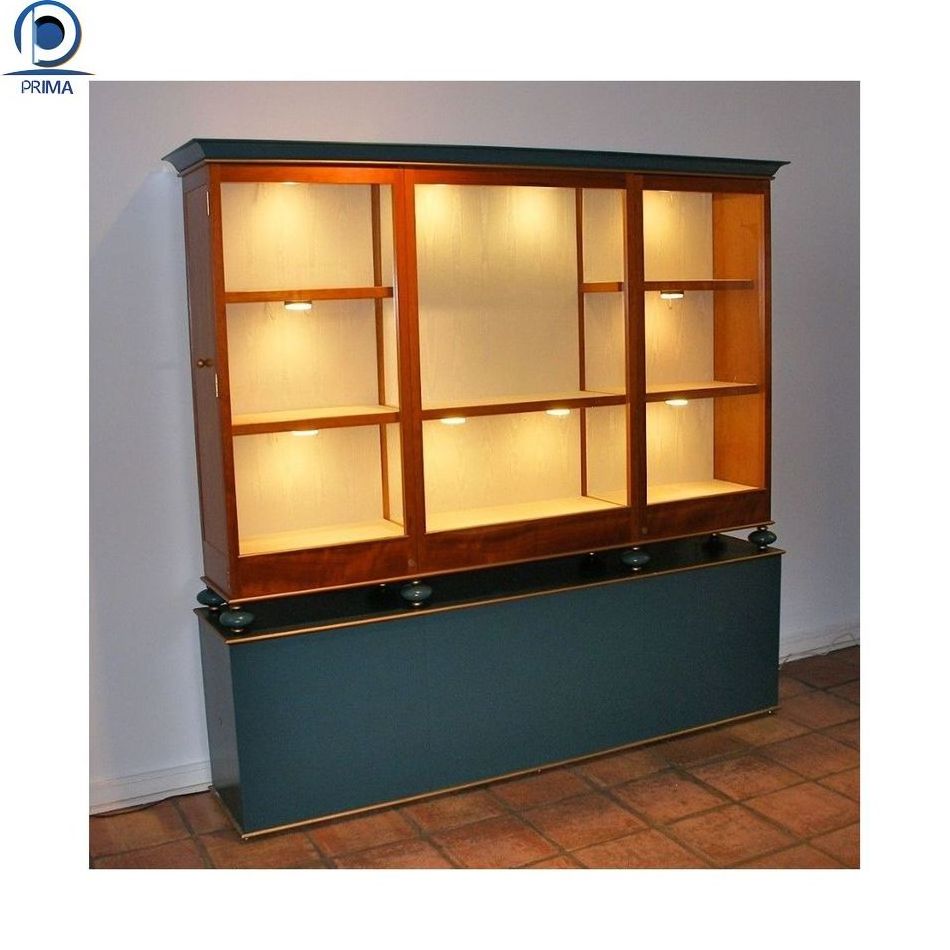 Custom Jewellery Counter Display Cabinet Used Glass Display Cases MDF Jewelry Showcase