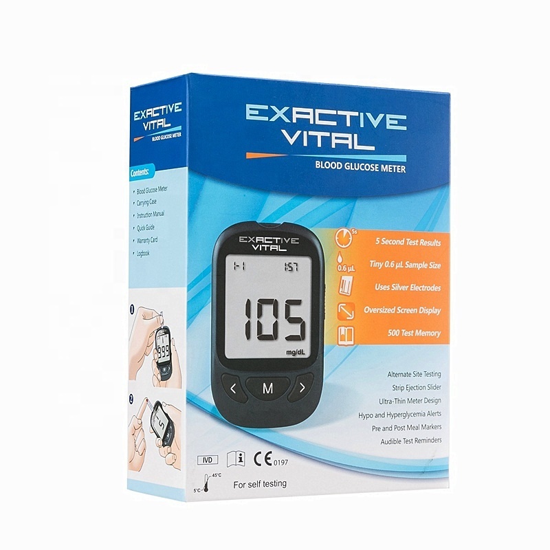 digital blood glucose monitor meter for sugar testing