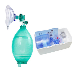 ORIENTMED High Quality Wholesale PVC silicone first aids pvc resuscitator for ambu hospital and public place