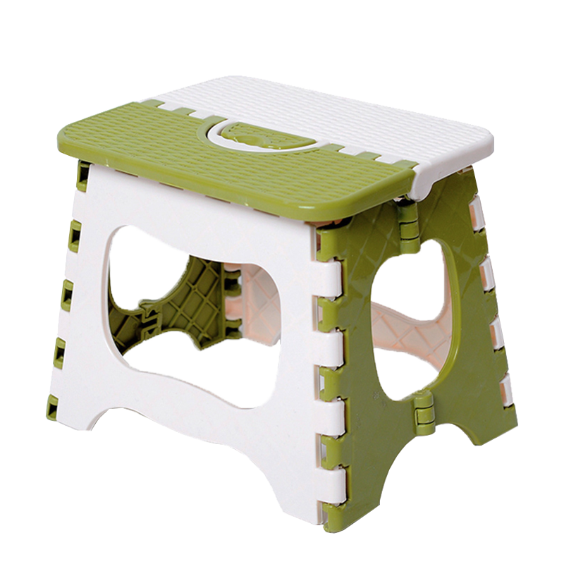 Portable Folding Plastic Stool Foot stool easy handle space saving children seat