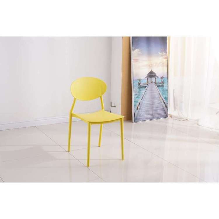 Classic modern web PP Plastic Stacking Outdoor Garden Chair and Indoor durable dining chair