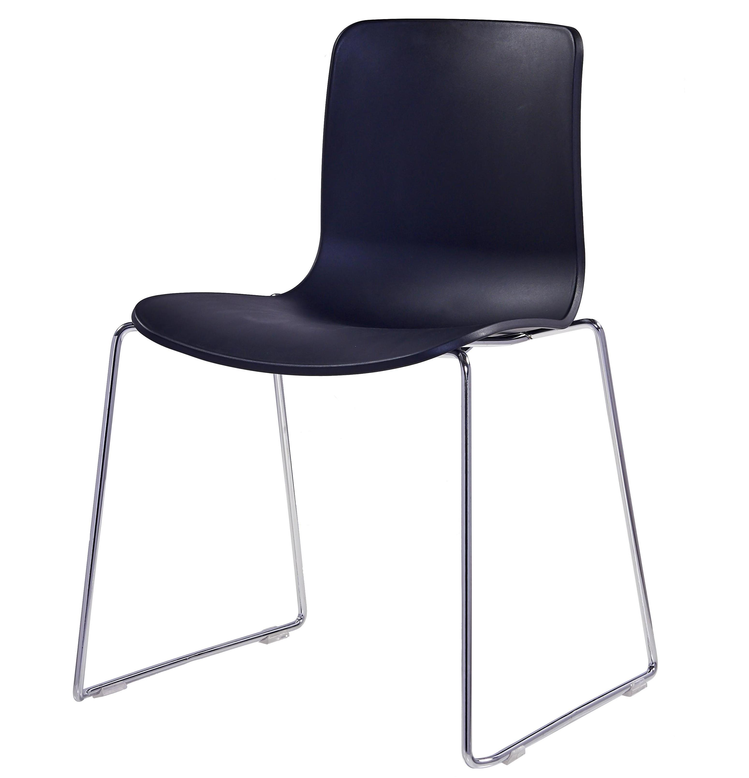 Modern Simple dining room pp seat and metal legs leisure Plastic Chair