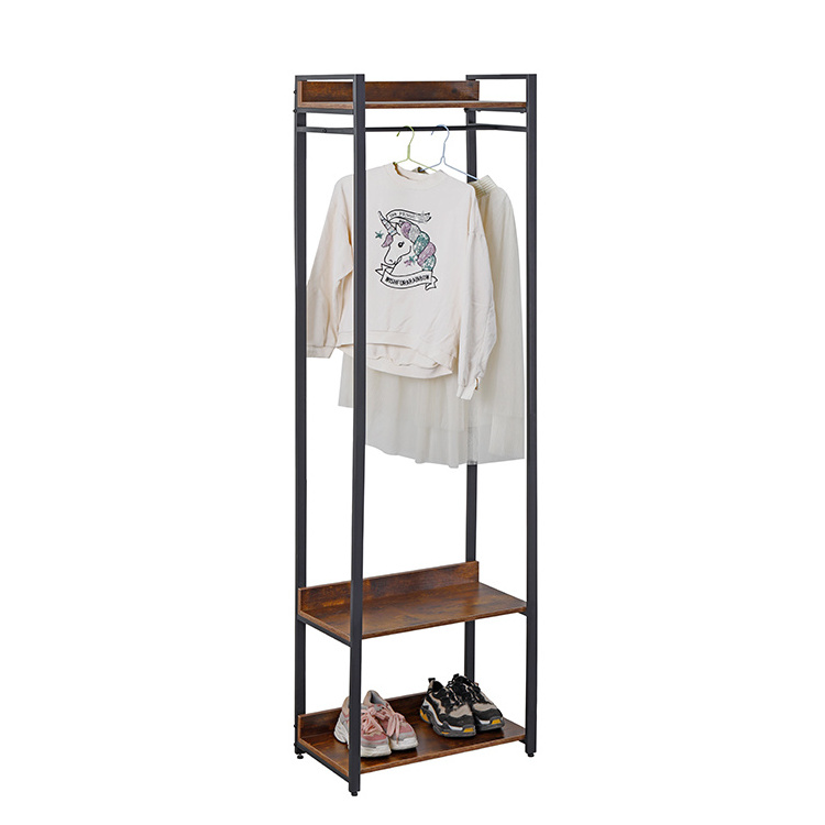 Modern Entryway Shoe Coat Hallway Bench Hanger Storage Rack With Shoe Stand