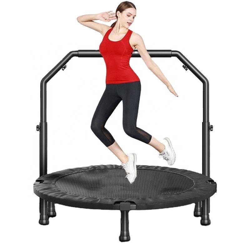 OBL Outdoor Portable & Foldable Trampoline adult Indoor Folding  Fitness Exercise Equipment adjustable rebound Trampoline