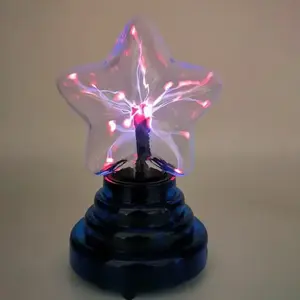 Wholesale Star Shape Crystal Light USB Magic Touch Sensitive Plasma Ball for Kids Gift Home Decor