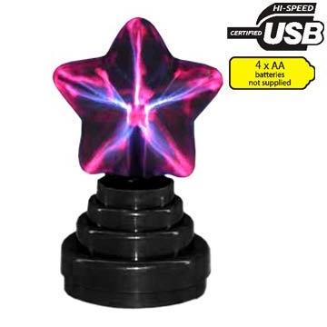 Wholesale Star Shape Crystal Light USB Magic Touch Sensitive Plasma Ball for Kids Gift Home Decor