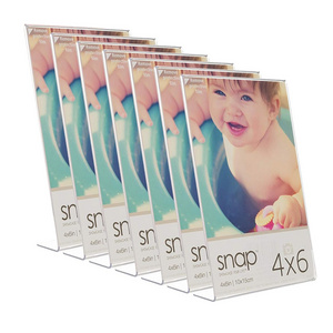 Acrylic Picture Frame Hot Sale 5x7 Clear Transparent Acrylic Block Photo Frame