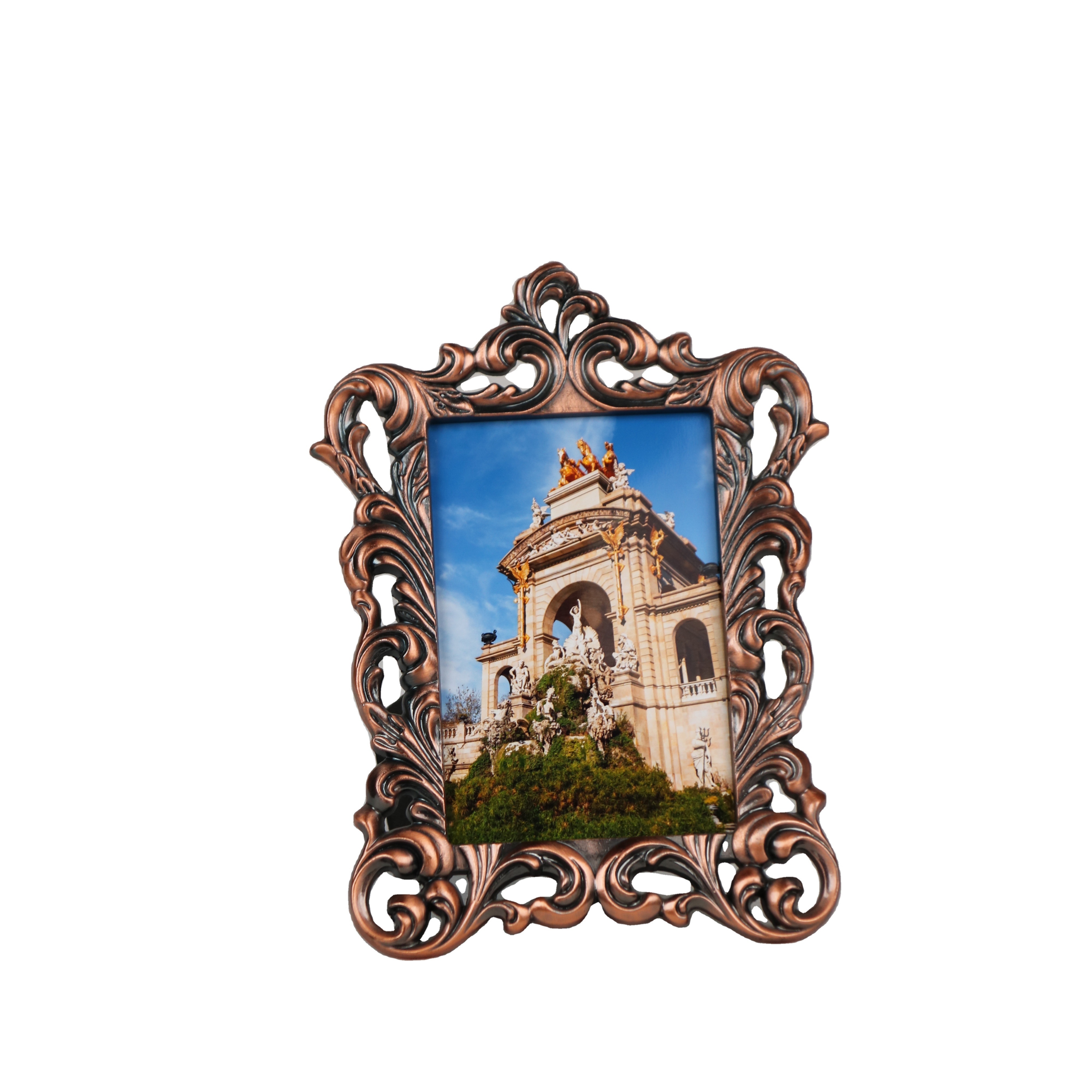 Custom Hollow-out Paris Travel Souvenir Picture Metal Photo Frame