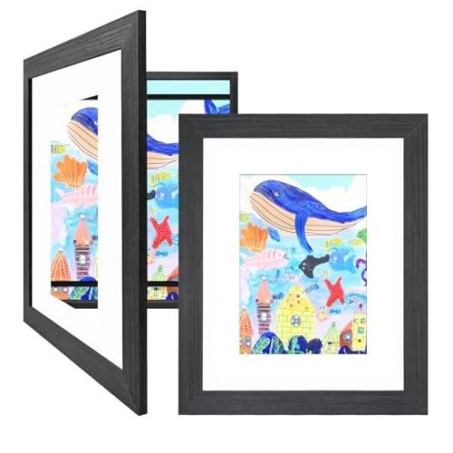 Kids Art Storage Picture Frame Classic White New Style Picture Storage Kids Art Frame