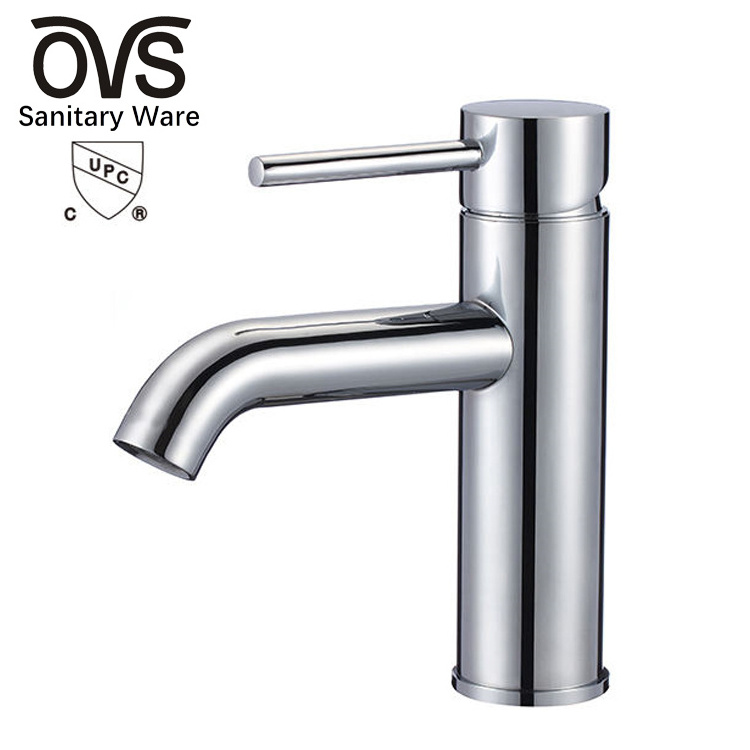 Ovs cUPC north wash hand mixer sink taps pull out waterfall water single hole brass basin bathroom faucet