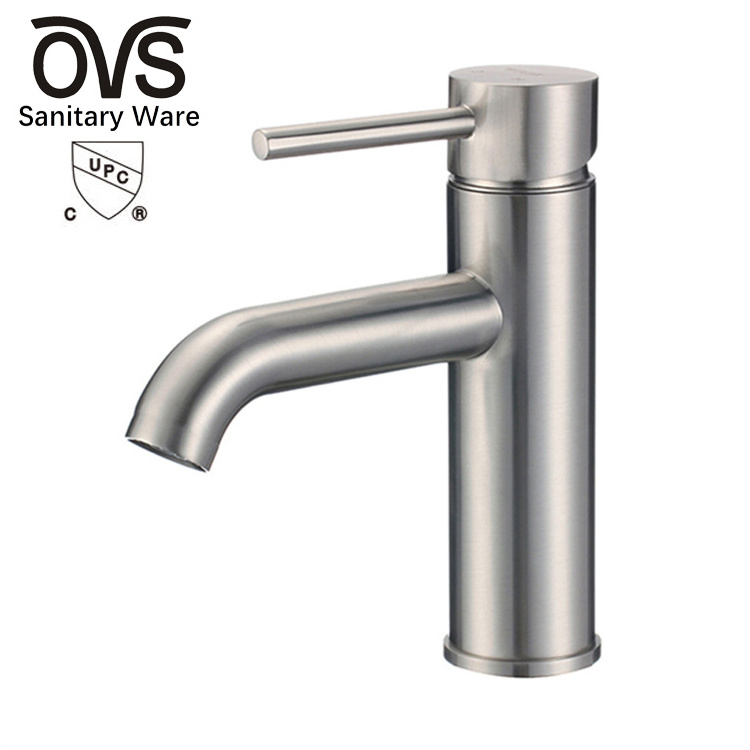 Ovs cUPC north wash hand mixer sink taps pull out waterfall water single hole brass basin bathroom faucet