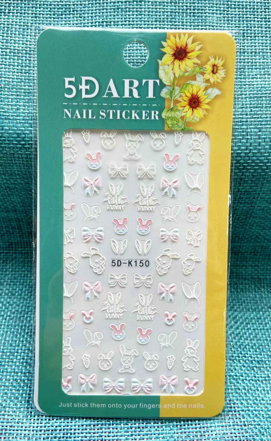 5D Embossed Nail Art Stickers White Lily of the Valley Tulip Dreamcatcher Gel Polish Wedding Flower Engraved Slider Nail Decal