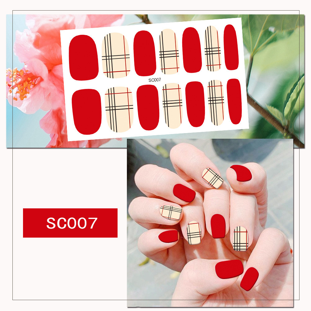 Wholesale custom nail polish stickers 3D 12sheet nail wraps