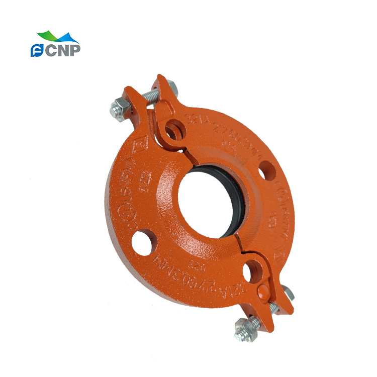 Wholesale Stainless Steel Ductile Iron Flange Grooved Pipe Fittings Flange