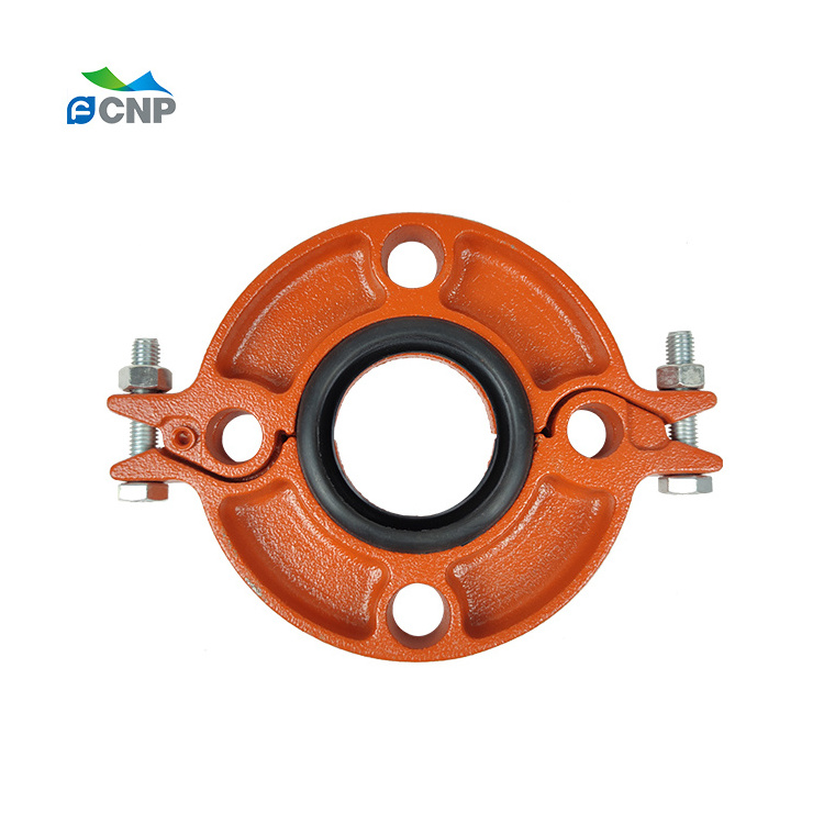 Wholesale Stainless Steel Ductile Iron Flange Grooved Pipe Fittings Flange