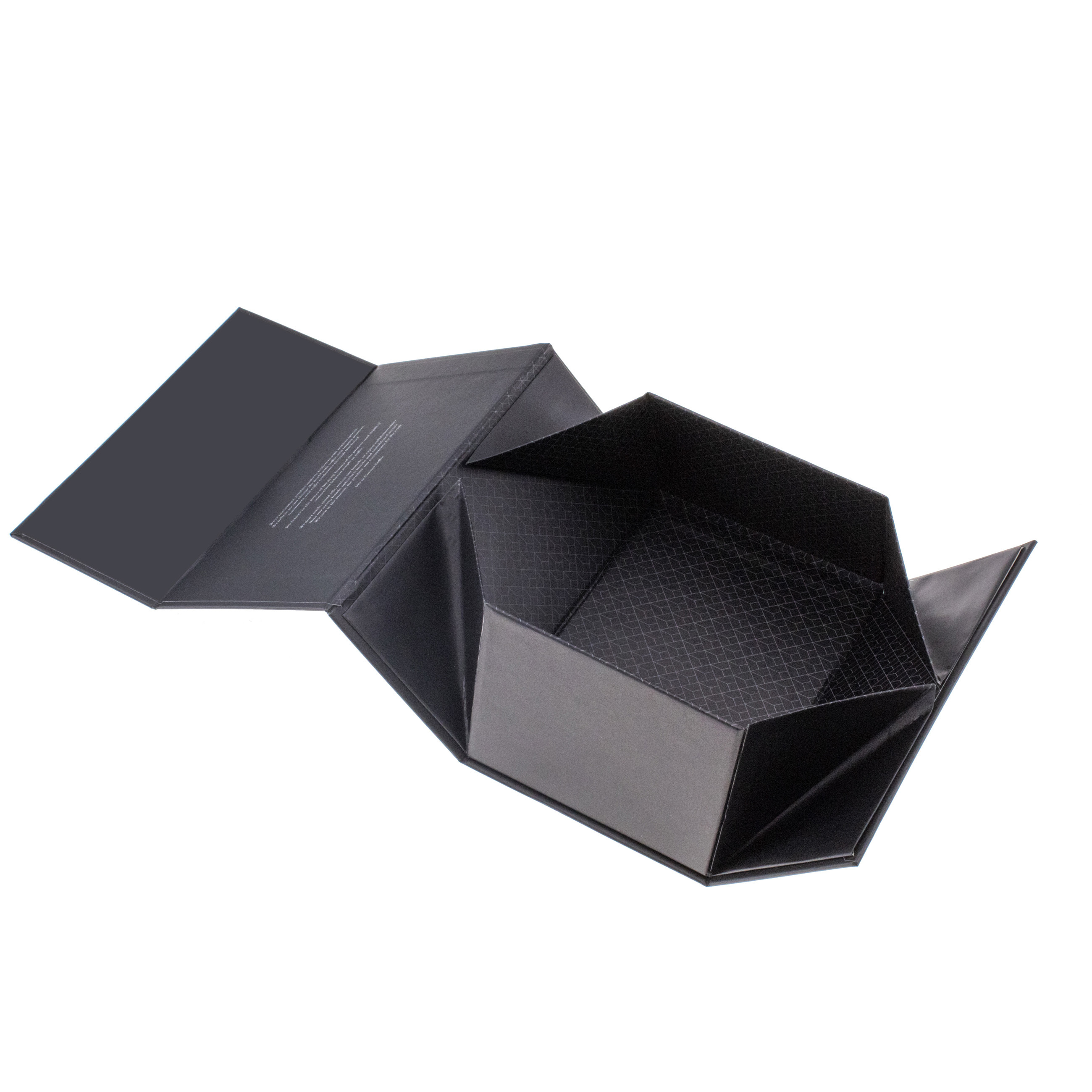 Custom Printed Cardboard Matte Black Boxes Plain Gift Jewelry Magnet Packaging Magnetic Flip Paper Folding Gift Box Rigid Boxes