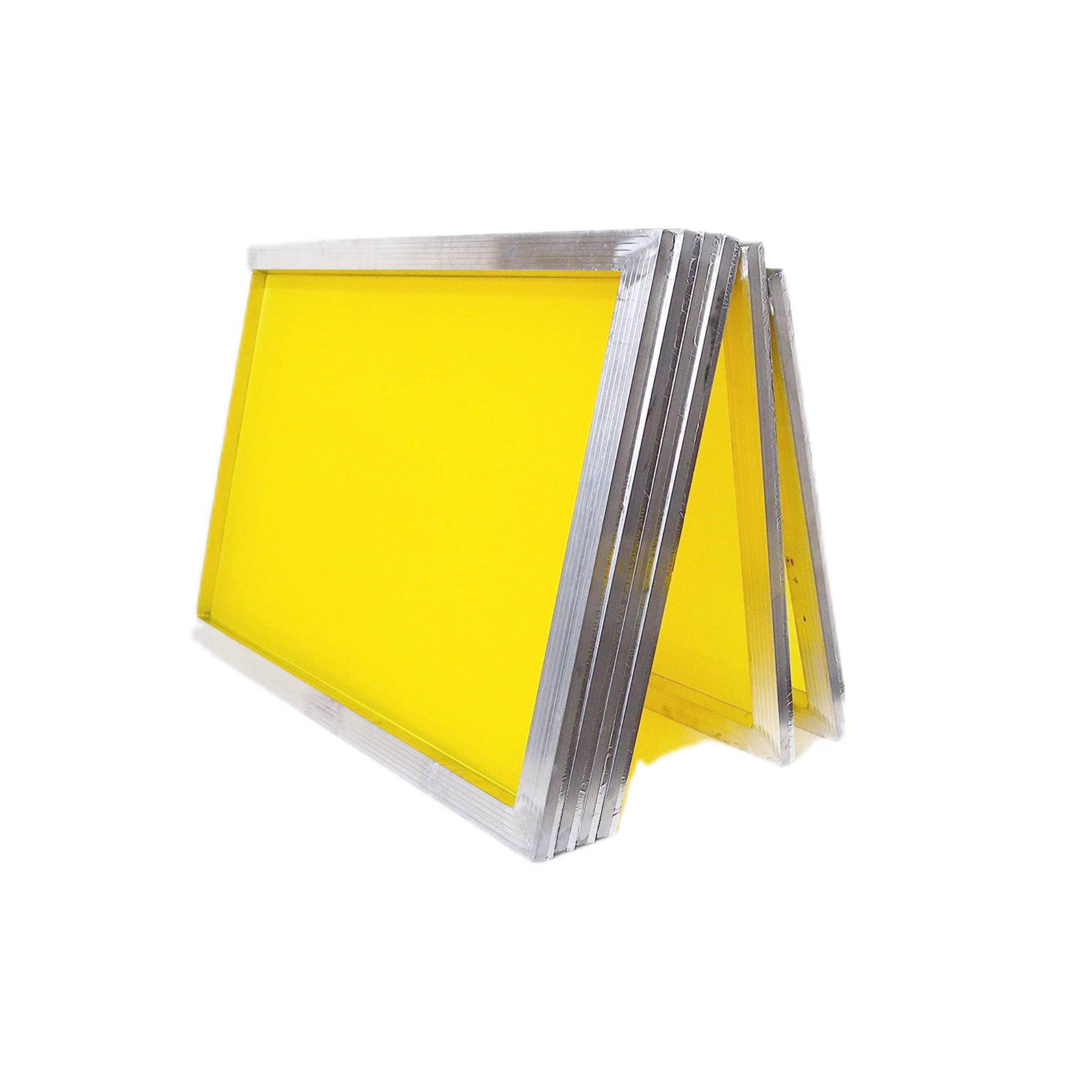 Padeen Silk Screen Printing Aluminum Stencil White/Yellow Color Mesh Screen Printing Frames For Screen Printer Machine