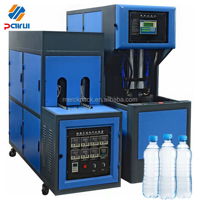 PET Bottle Blowing Machine/Semi-Automatic 2 Cavity Blowing PET Plastic Bottle Making Blowing Machine