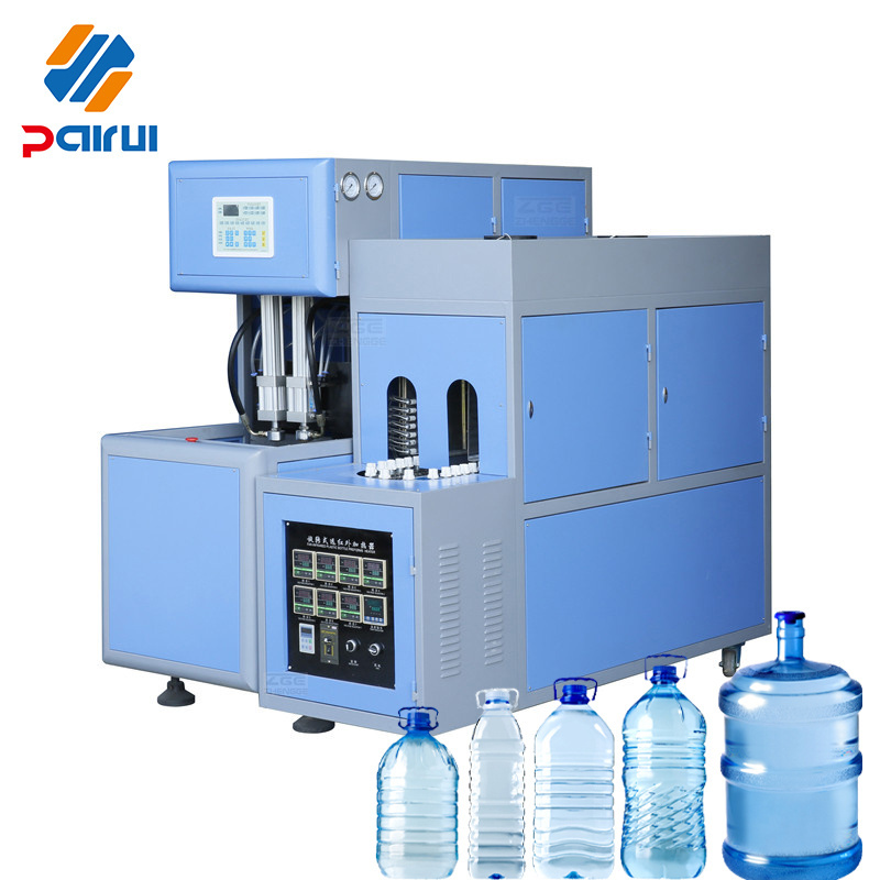 PET Bottle Blowing Machine/Semi-Automatic 2 Cavity Blowing PET Plastic Bottle Making Blowing Machine