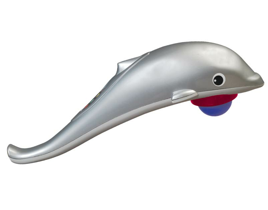 handheld massage gun dolphin massage vibrator battery operated massager