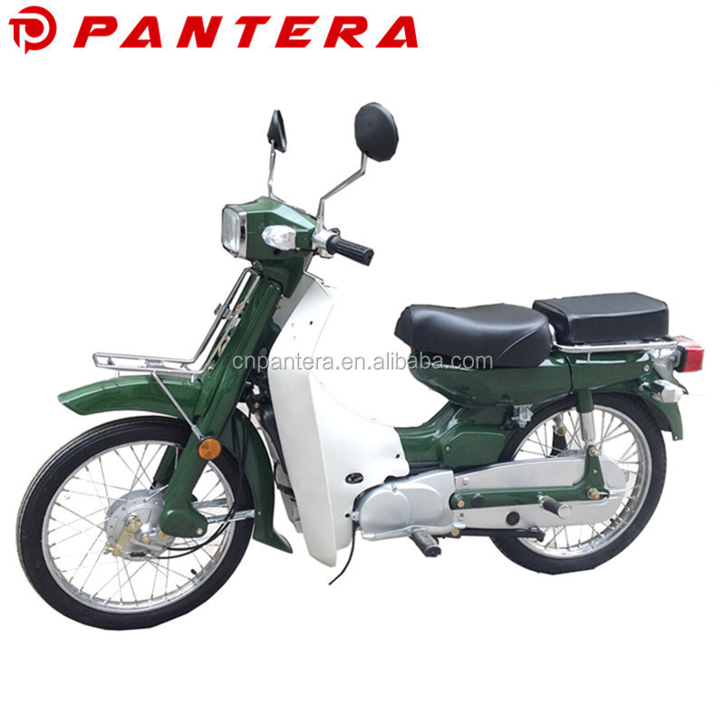 80cc Two Stroke Mini Pocket Petrol Bikes Retro Cub Motorcycle For Iraq