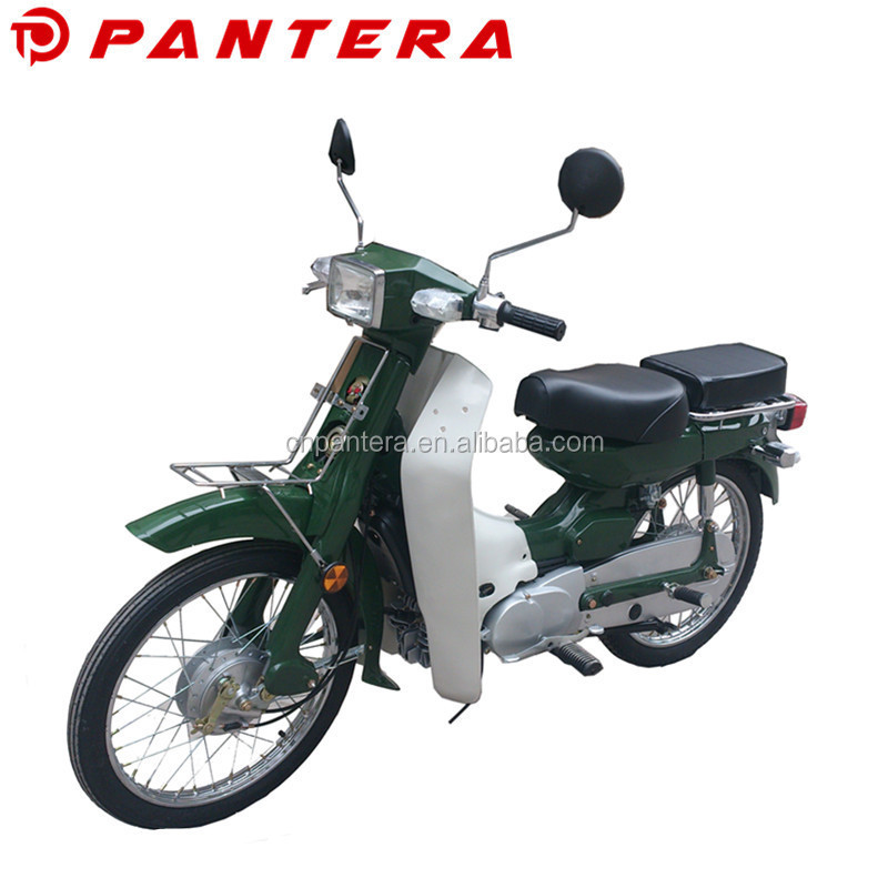 80cc Two Stroke Mini Pocket Petrol Bikes Retro Cub Motorcycle For Iraq