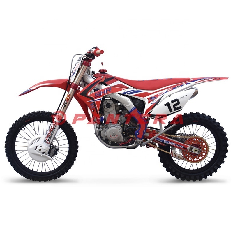 Aluminum Alloy Frame 4 Stroke 450cc Water Cooled Adult Dirt Bike