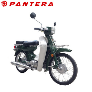 80cc Two Stroke Mini Pocket Petrol Bikes Retro Cub Motorcycle For Iraq