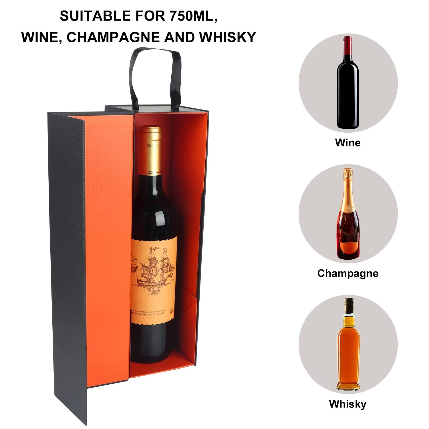 Custom Luxury Wine Box Packaging High Quality Wholesale Wine Gift Box Wine Box Packaging