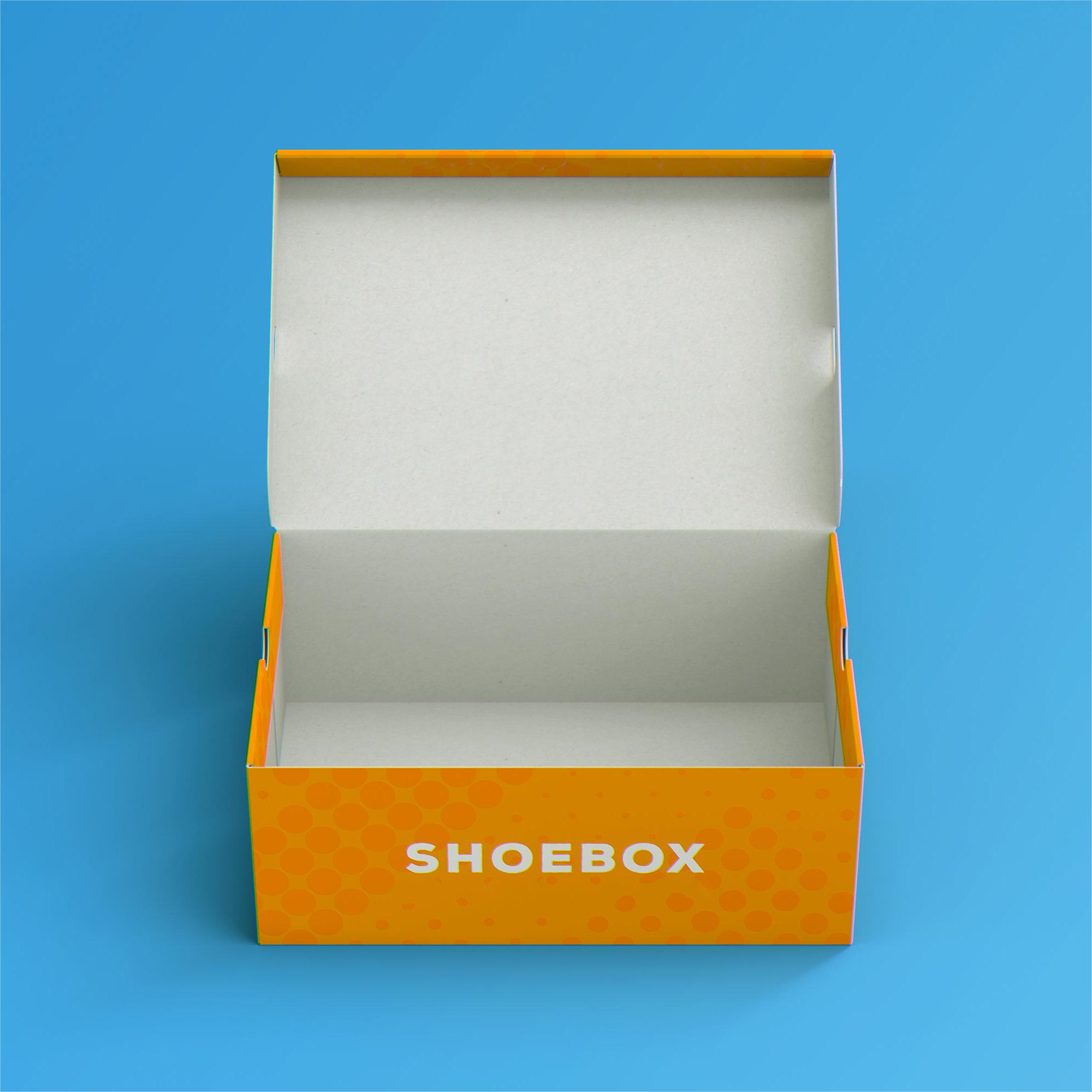 luxury custom logo shoe box packaging foldable empty shoe boxes paper box for shoes