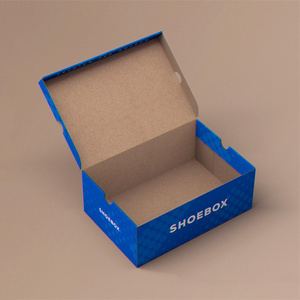 luxury custom logo shoe box packaging foldable empty shoe boxes paper box for shoes