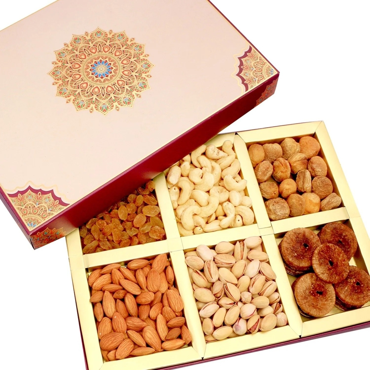 diwali customized dryfruits diwali special gift box dry fruit casher box