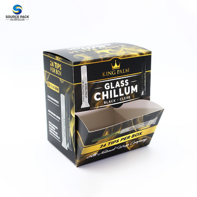 Customize Packaging Counter Retail Cardboard Paper Display Boxes 7 Inch Wooden 350G Paper for Display Packaging Box